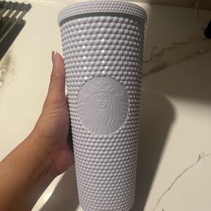 Starbucks White Textured Tumbler